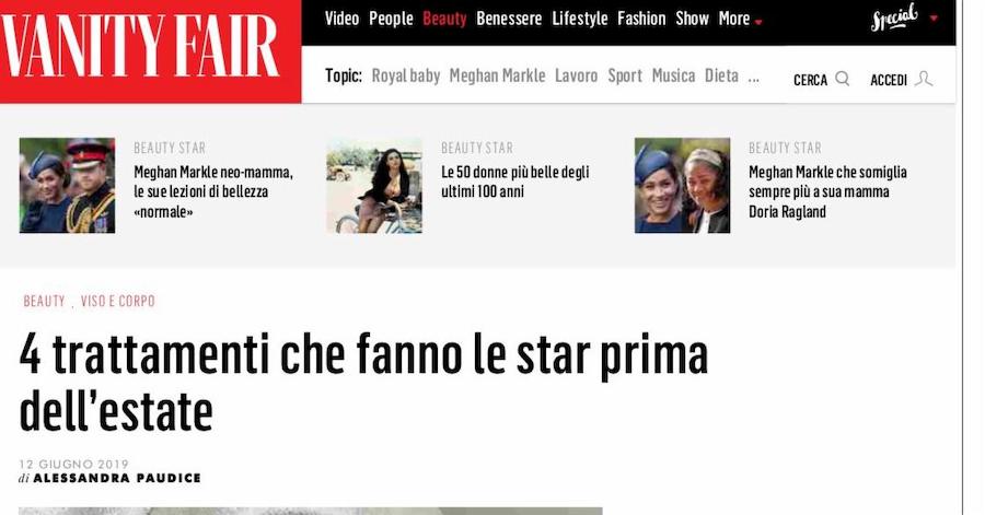 VANITYFAIR - 4 trattamenti che fanno le star prima dell'estate